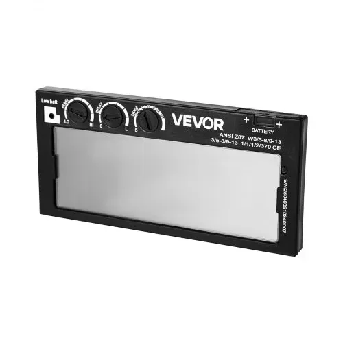 VEVOR Schweißlinse 108 x 51 mm, Echtfarbe, 5-13 einstellbare Tönung, Schutzbrille mit doppelten Lichtbogensensoren, kompatibel mit den meisten Schweißhelmen für WIG-, MIG-, MMA-Anwendungen – Bild 9