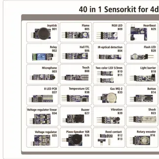 ALLNET 4duino Sensor Kit 40 in 1 SET ALLNET 4duino Sensor Kit 40 in 1 SET