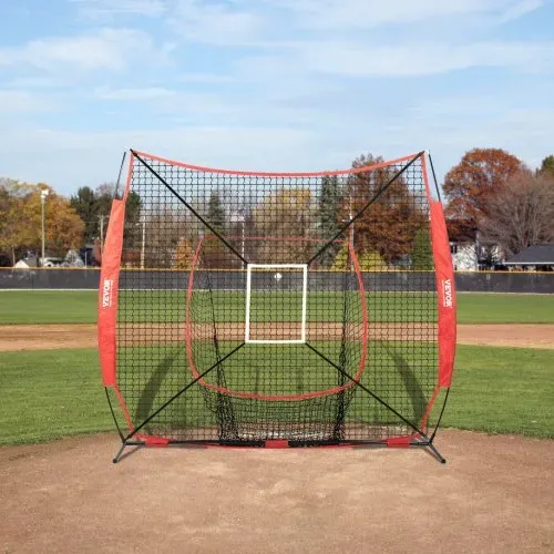 VEVOR 2134 x 2134 mm Pitching Net Pitching Target mit Strike Zone, Baseball & Softball 9 Loch Trainingsgeräte für Jugendliche & Erwachsene, Baseball Pitching Net (nur Netz) – Bild 7