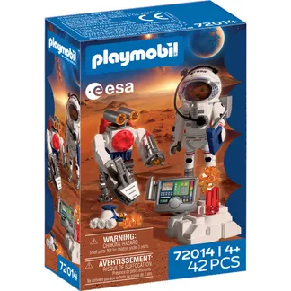 72014 ESA: Astronaut mit Roboter, Konstruktionsspielzeug 72014 ESA: Astronaut mit Roboter, Konstruktionsspielzeug