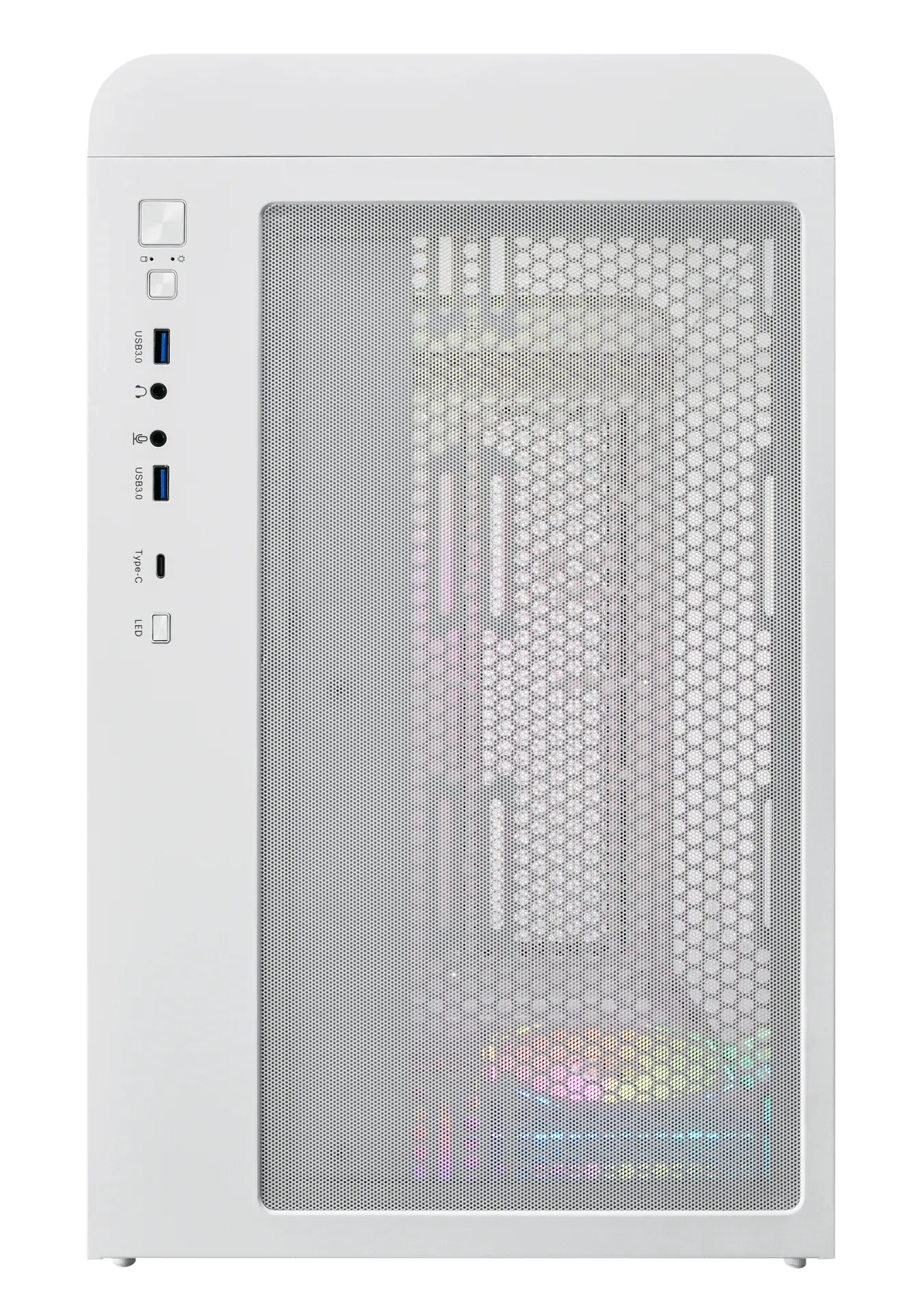 FSP S380-WA Gehäuse Mini Tower mITX, mATX Weiß ARGB – Bild 7