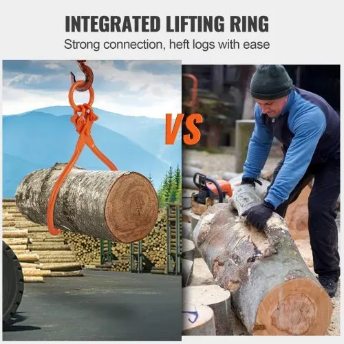 VEVOR Holzrückezange, 45,72 cm, 2-Klauen-Holzhebezange, strapazierfähig, 350,17 kg – Bild 5