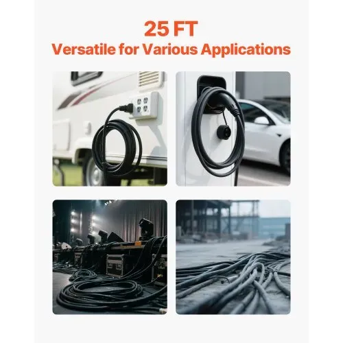 VEVOR 7,62m 6AWG (16 mm²) Elektrokabel Stromkabel Kupfer Verlängerungskabel Draht 600V – Bild 5