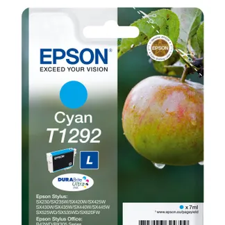 Epson Singlepack Cyan T1292 DURABrite Ultra Ink Epson Singlepack Cyan T1292 DURABrite Ultra Ink