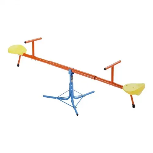 VEVOR Kinderwippe, 45,4 kg Tragkraft pro Sitz, Gartenwippe mit 3-zackigen Stützbeinen, Schaukelwippe, Karussellwippe, 360 Grad drehbar, Spielplatzgerät für Kinder ab 3 Jahren, 1905x620x660 mm – Bild 9
