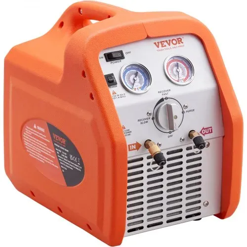 VEVOR Kältemittelabsauggerät Kältemittel Absaugstation 3/4 Ps Kältemittel Absauggerät Kältemittelrückgewinnungsmaschine 220-240 V 2,2 kg/min – Bild 9