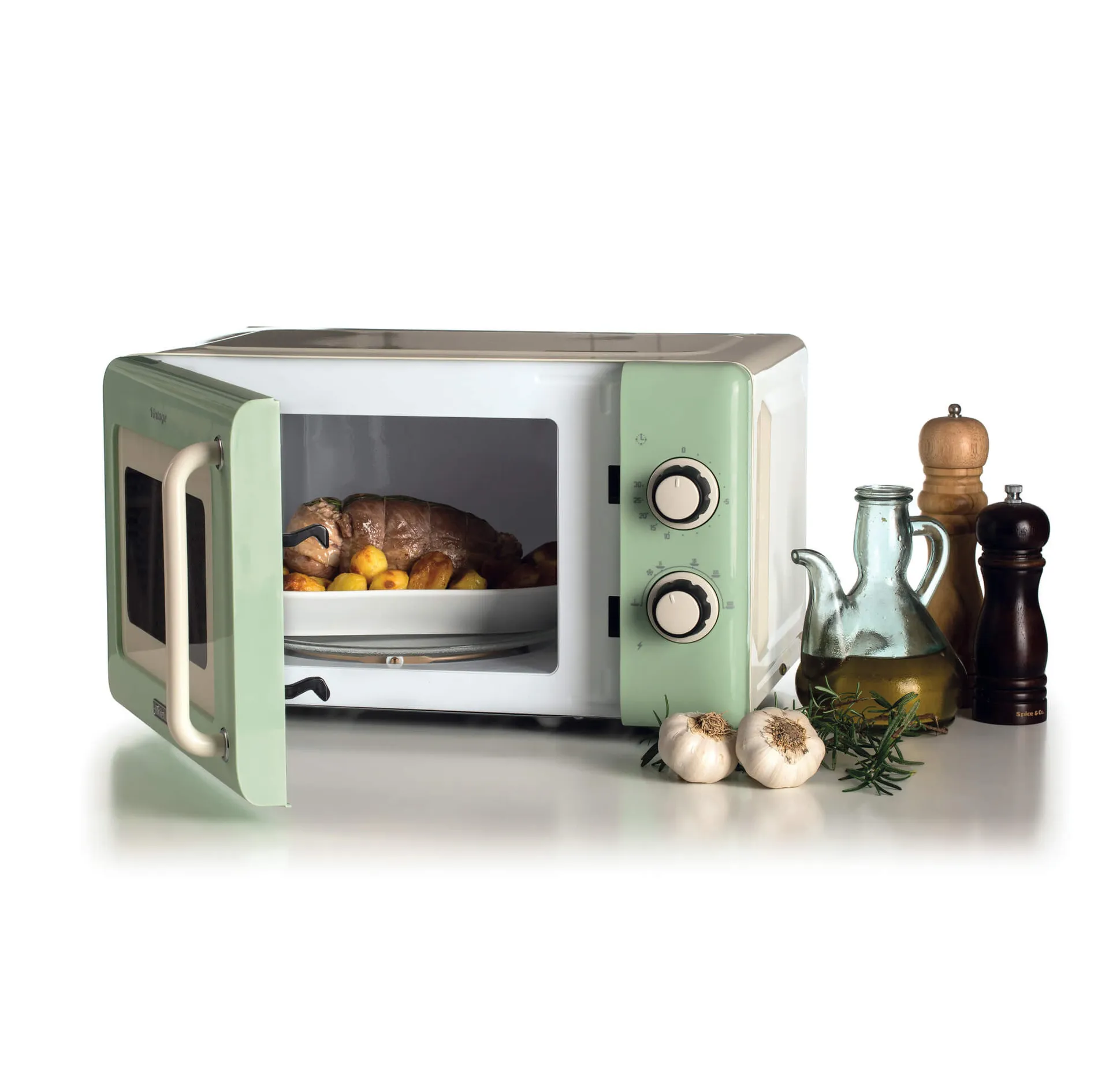 Ariete Vintage Line 3960/04 Grün Solo-Mikrowelle Arbeitsplatte 20 l 800 W – Bild 2