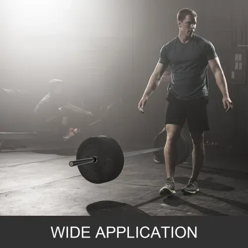 VEVOR 2 m Barbell 15 kg Olympische Langhantel Heben Fitness Training für Gewichtheben Powerlifting Heben Squat Bankdrücken Stange mit Schnallen – Bild 6