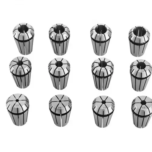 VEVOR ER16 Spannbuchsen Set 1/16 Zoll bis 13/32 Zoll 12-tlg Spannzangensatz, für CNC-Fräsmaschinen & Bohrmaschinen, 0,0008" Rundlaufgenauigkeit, CNC-Spannzangen mit Aufbewahrungskoffer, Legierter Stahl – Bild 8