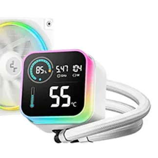DeepCool LQ240 White Prozessor Flüssigkeitskühlung 12 cm Weiß 1 Stück(e) DeepCool LQ240 White Prozessor Flüssigkeitskühlung 12 cm Weiß 1 Stück(e)