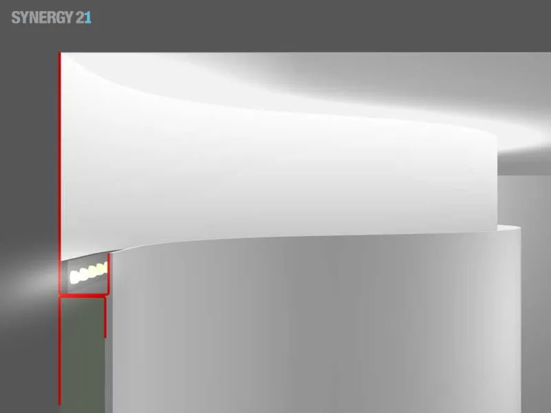 Synergy 21 LED Profil 200cm, Zinkblech TYP-B20 Flex – Bild 2