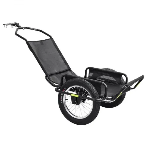 VEVOR Fahrradanhänger Lastenanhänger Transportanhänger für Offroad 145 kg, Kohlenstoffstahl & PVC-Netzgewebe, Mit 8 Reflektoren, Faltbares Design, Für 22-28 Zoll Räder, Fahrradwagen für Alle Gelände – Bild 8