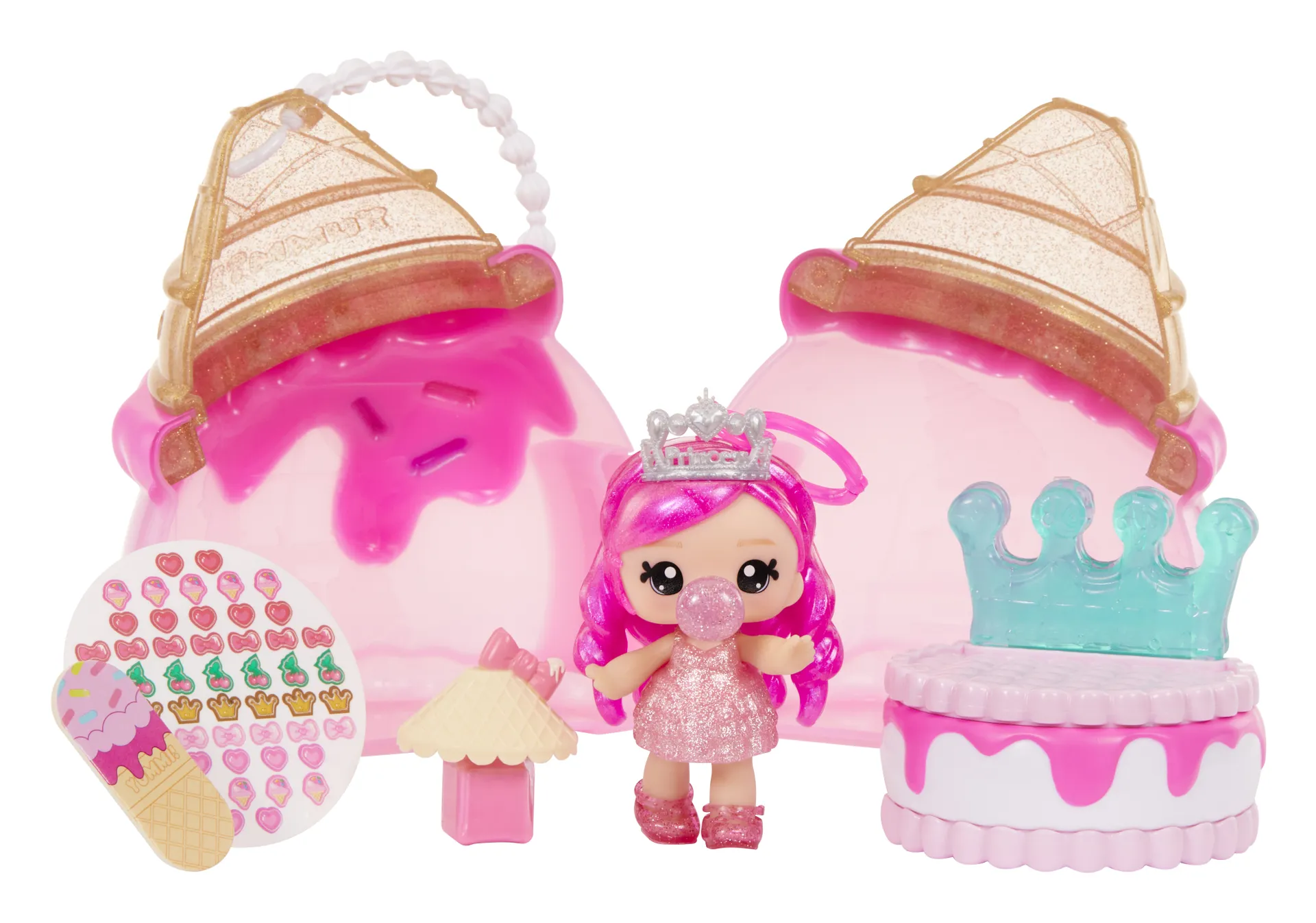 MGA Entertainment Yummiland Beauty Bag Playset + Lip Gloss Doll – Ice Cream Beauty Bag MGA Entertainment Yummiland Beauty Bag Playset + Lip Gloss Doll – Ice Cream Beauty Bag