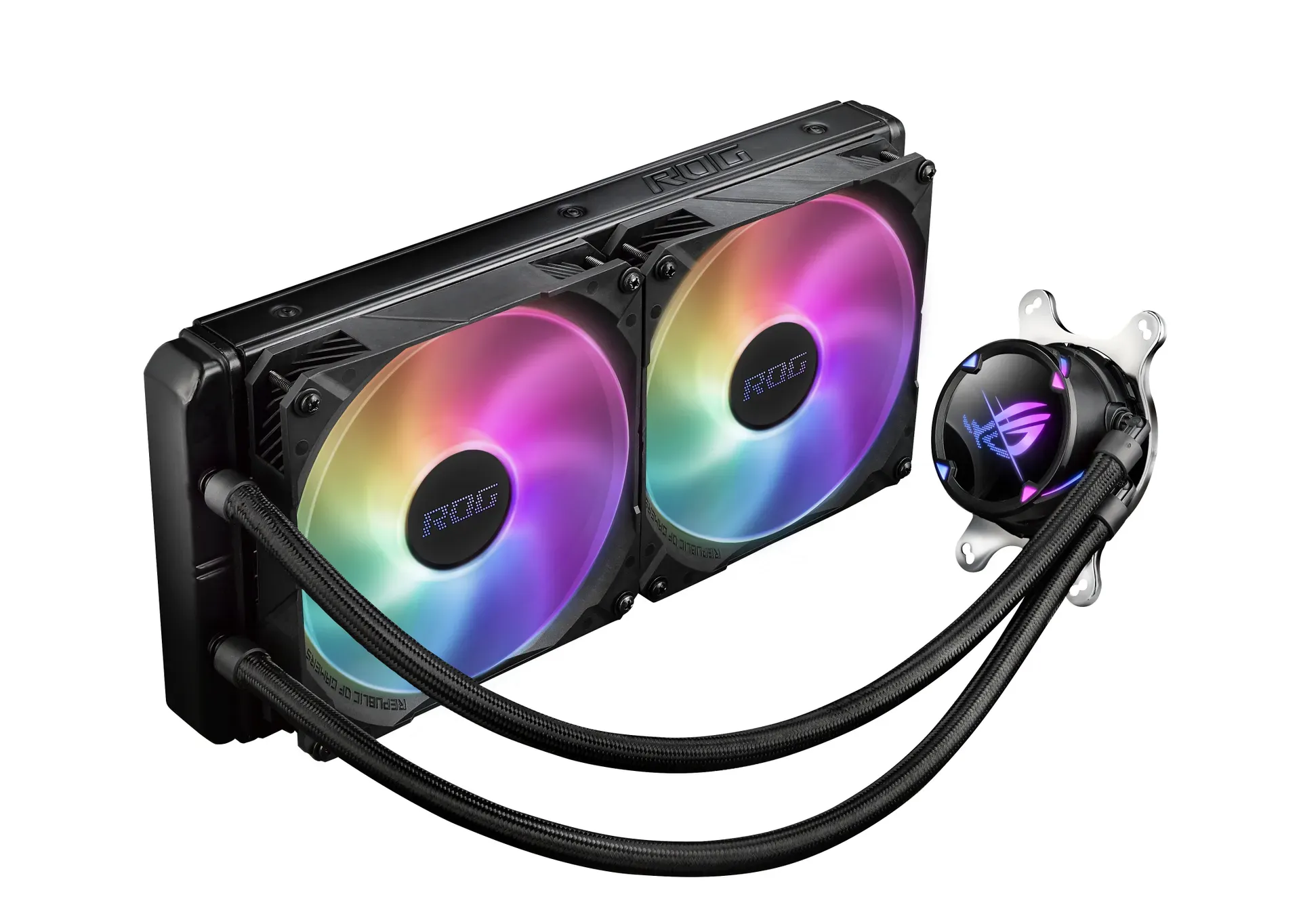 ASUS ROG STRIX LC II 280 ARGB Prozessor All-in-One-Flüssigkeitskühler 14 cm Schwarz 1 Stück(e) ASUS ROG STRIX LC II 280 ARGB Prozessor All-in-One-Flüssigkeitskühler 14 cm Schwarz 1 Stück(e)