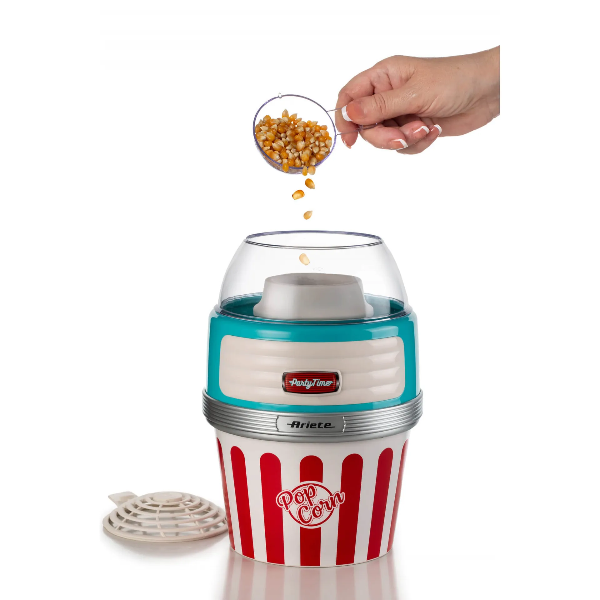 Ariete 2957/01 Popcornmaschine Blau, Rot, Weiß 2 min 1100 W – Bild 2