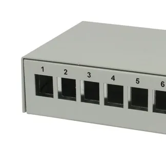 Keystone, Modulträger, Patchpanel für 8x TP-Modul, Aufputz, Metall, Lichtgrau, Synergy 21, Keystone, Modulträger, Patchpanel für 8x TP-Modul, Aufputz, Metall, Lichtgrau, Synergy 21,