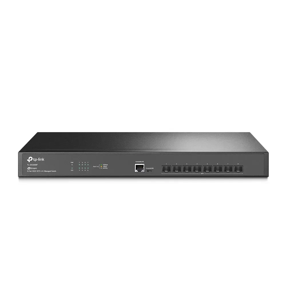 Omada by tp-link Switch full managed Layer2+ 8 Port • 8x SFP+ • Omada • SX3008F Omada by tp-link Switch full managed Layer2+ 8 Port • 8x SFP+ • Omada • SX3008F