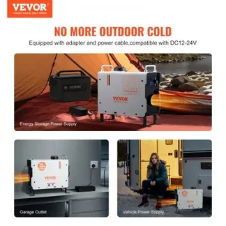VEVOR 2 kW Dieselheizung 12 V/24 V All in One Diesel-Luftheizung, mit Bluetooth-App-Steuerung & Fernbedienung & Anzeigebildschirm & CO-Alarm, schnell aufheizende tragbare vertikale Dieselheizung VEVOR 2 kW Dieselheizung 12 V/24 V All in One Diesel-Luftheizung, mit Bluetooth-App-Steuerung & Fernbedienung & Anzeigebildschirm & CO-Alarm, schnell aufheizende tragbare vertikale Dieselheizung