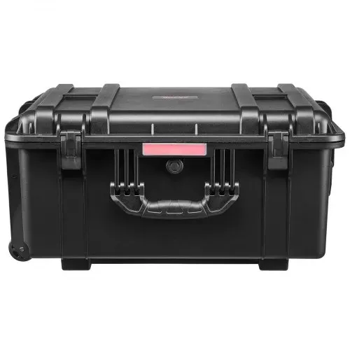 VEVOR 3,5 Kubikfuß Hartschalenkoffer, Hartschale Trolley Koffer mit Rollen & einziehbarem Ziehgriff, IP67 wasserdichte Schutzhülle mit 4 Clips, 4 Vorhängeschlosslöchern und Schaumstoffeinlage – Bild 10