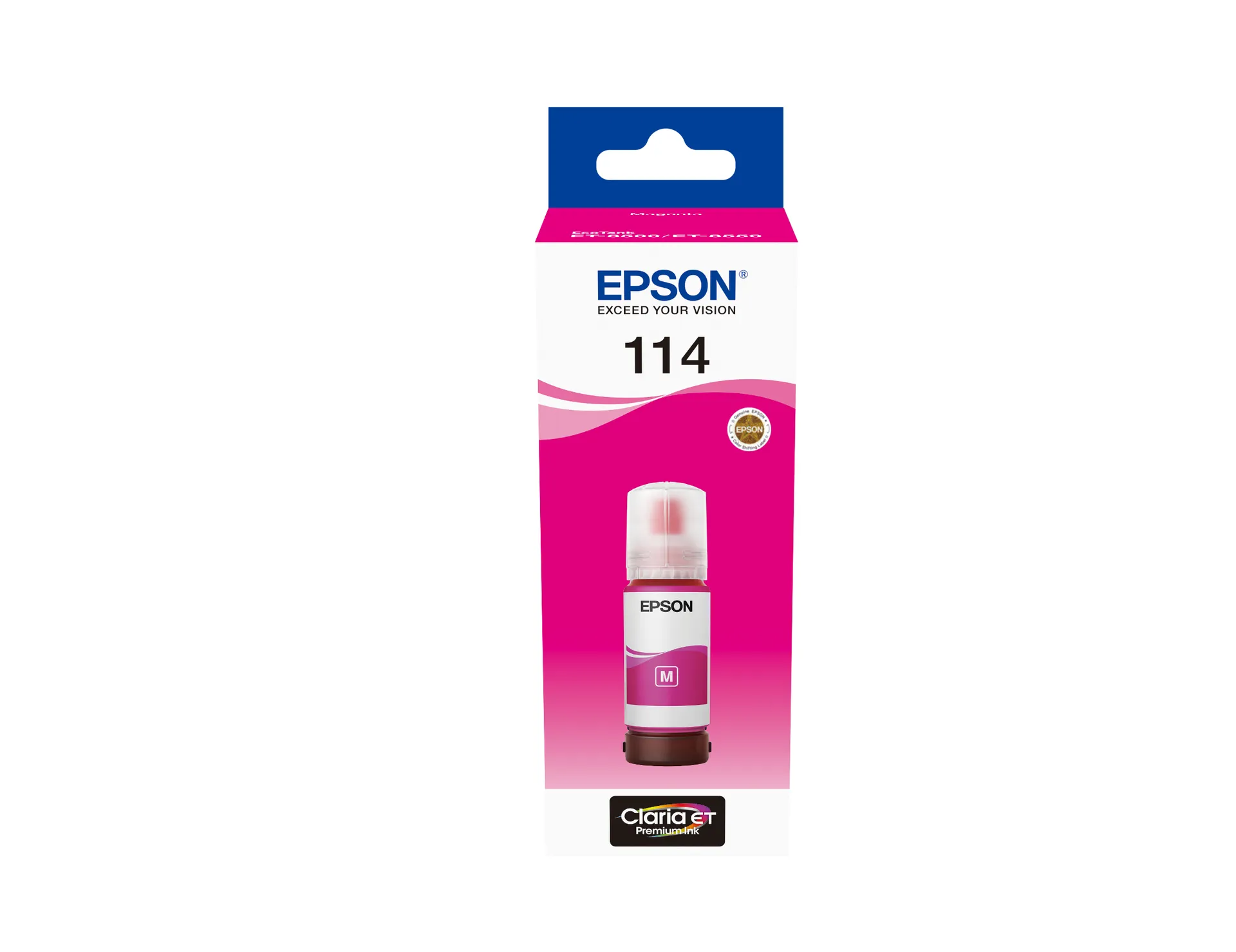 Epson 114 EcoTank Magenta ink bottle Epson 114 EcoTank Magenta ink bottle