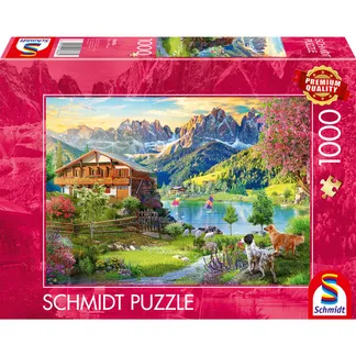 Erholung in den Dolomiten, Puzzle Erholung in den Dolomiten, Puzzle