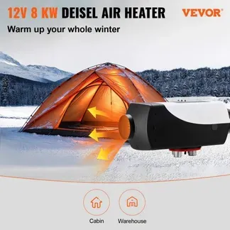 VEVOR 12V Standheizung Diesel, 5-8KW Diesel Lufterhitzer, Air Diesel Heizung, Air Standheizung, Luft Dieselheizung, Standheizung für Auto RV Boote LKW Wohnmobil Bus VEVOR 12V Standheizung Diesel, 5-8KW Diesel Lufterhitzer, Air Diesel Heizung, Air Standheizung, Luft Dieselheizung, Standheizung für Auto RV Boote LKW Wohnmobil Bus