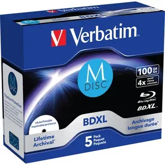 Verbatim 43834 Leere Blu-Ray Disc BDXL 100 GB 5 Stück(e) Verbatim 43834 Leere Blu-Ray Disc BDXL 100 GB 5 Stück(e)