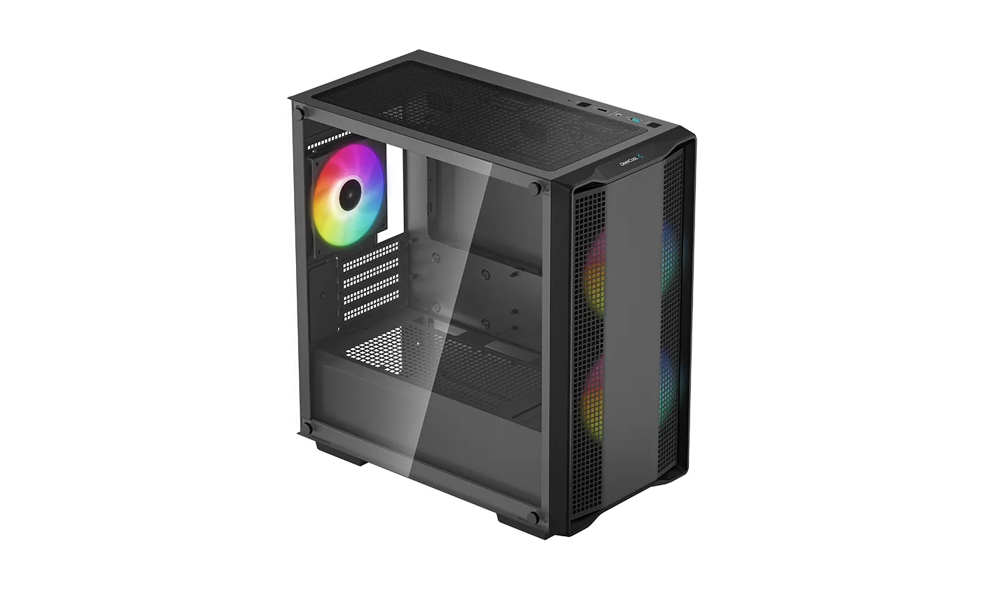 DeepCool CC360 ARGB Mini Tower Schwarz – Bild 3