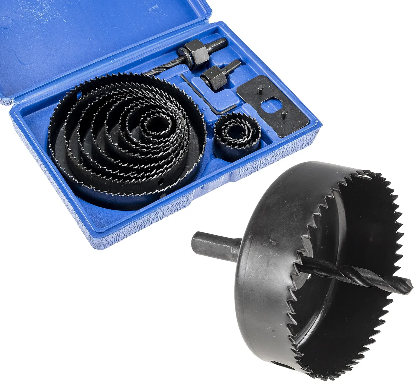 Lochsägen Set „Maxi“ 16-teilig 19 – 127mm, inkl. Transportkoffer Lochsägen Set „Maxi“ 16-teilig 19 – 127mm, inkl. Transportkoffer