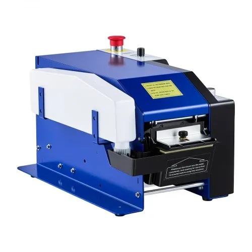 VEVOR Wasseraktivierter Klebebandspender mit 100–995mm Schnittlänge 220V, Automatischer Klebebandschneider für Nassklebeband, Verpackung & Lagerung, 40-100mm Bandbreite, mit 1,3kg Wassertank, Blau – Bild 8