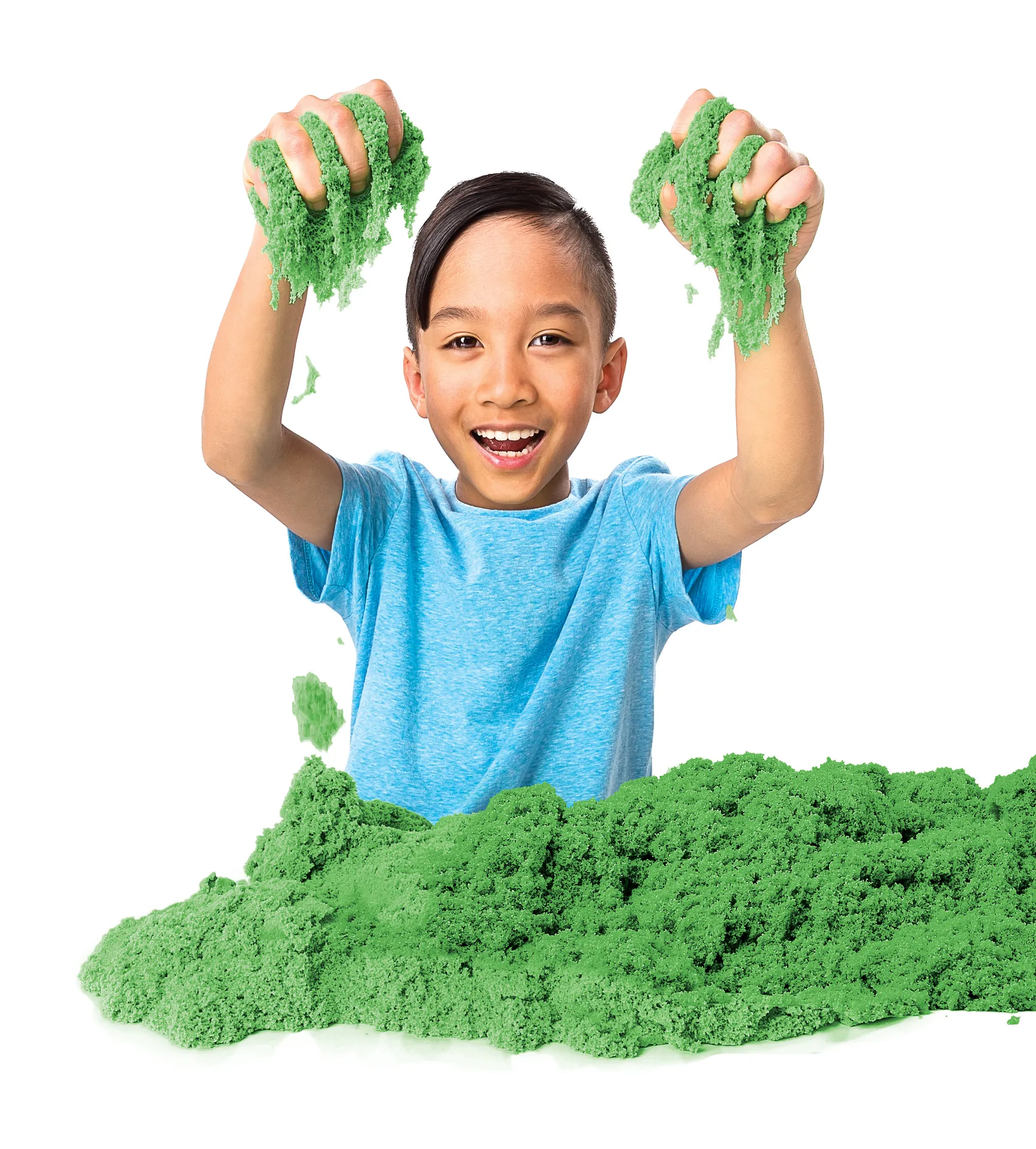 Kinetic Sand - Grüner Sand im Beutel, 907 g, original magischer Sand aus Schweden für Indoor-Sandspiel, für Kinder ab 3 Jahren, fördert Feinmotorik, wiederverschließbar – Bild 3