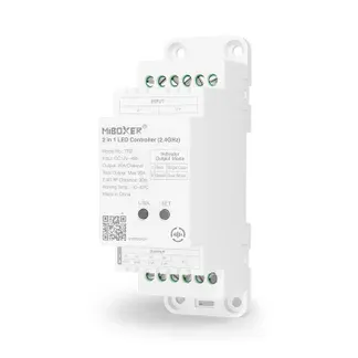 Synergy 21 LED Controller 2 in 1 Track LED Controller (2.4G) Single colour/CCT(dual white) DC12/24V 2.4GHz *Milight/Miboxer* Synergy 21 LED Controller 2 in 1 Track LED Controller (2.4G) Single colour/CCT(dual white) DC12/24V 2.4GHz *Milight/Miboxer*