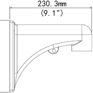 ALLNET IP Kamera zbh. Wallmount/Wandhalter for ALL-CAM2498-LEP ALLNET IP Kamera zbh. Wallmount/Wandhalter for ALL-CAM2498-LEP