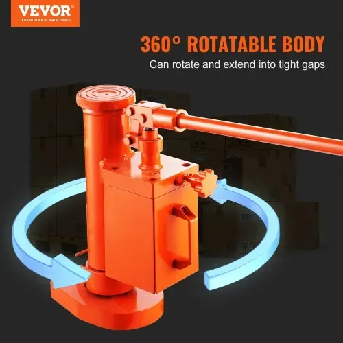 VEVOR Hydraulischer Wagenheber, 5 t / 10 t Hebebühne, 25-230 mm Zehenhöhe, 370-570 mm Spitzenhöhe, 360° drehbarer Klauenwagenheber für Maschinen, Industrie VEVOR Hydraulischer Wagenheber, 5 t / 10 t Hebebühne, 25-230 mm Zehenhöhe, 370-570 mm Spitzenhöhe, 360° drehbarer Klauenwagenheber für Maschinen, Industrie