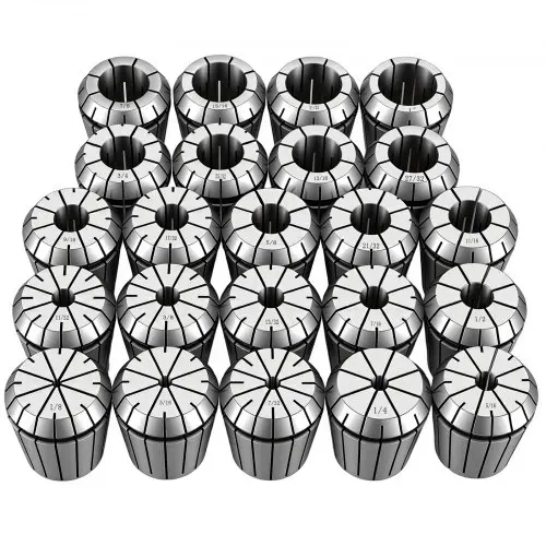 VEVOR ER40 Spannbuchsen Set 1/8 Zoll bis 1 Zoll, 23-tlg. Spannzangensatz, für CNC-Fräsmaschinen & Bohrmaschinen, 0,0006 Zoll Rundlaufgenauigkeit, Präzisions-Spannzangen mit Koffer, Legierter Stahl – Bild 9