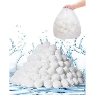 VEVOR Filter Balls für Sandfilter, 1,56 kg, Filterbälle ersetzen Pool-Filtersand, wiederverwendbare Filtermedienbälle aus Polyesterfaser mit Waschbeutel, für Schwimmbecken, Aufstellbecken, Aquarium VEVOR Filter Balls für Sandfilter, 1,56 kg, Filterbälle ersetzen Pool-Filtersand, wiederverwendbare Filtermedienbälle aus Polyesterfaser mit Waschbeutel, für Schwimmbecken, Aufstellbecken, Aquarium