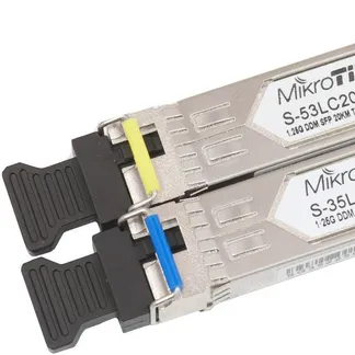 Mikrotik Zubehör Pair of SFP modules, S-35LC20D + S-53LC20D Mikrotik Zubehör Pair of SFP modules, S-35LC20D + S-53LC20D