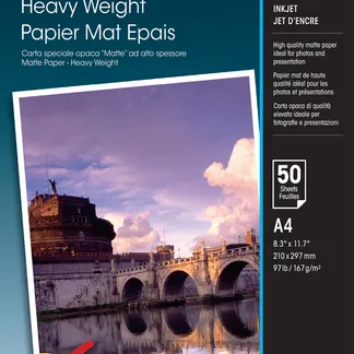 Epson Matte Paper Heavy Weight – A4 – 50 Blätter Epson Matte Paper Heavy Weight – A4 – 50 Blätter