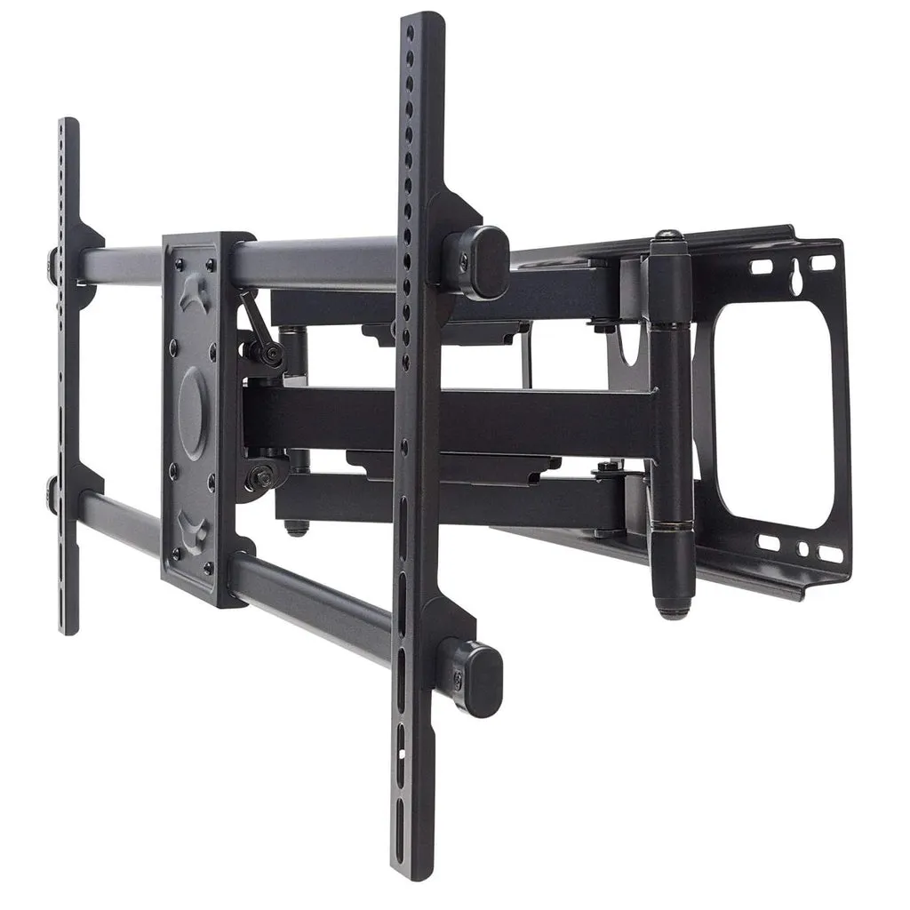 Manhattan Universal Wandhalterung für Großbildschirme, neig- und schwenkbar, Für Flachbildschirme und Curved Displays von 37″ bis 90″* und bis zu 75 kg, neig- und schwenkbar, schwarz Manhattan Universal Wandhalterung für Großbildschirme, neig- und schwenkbar, Für Flachbildschirme und Curved Displays von 37″ bis 90″* und bis zu 75 kg, neig- und schwenkbar, schwarz
