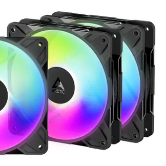 ARCTIC Freezer P12 Pro Reverse A-RGB – 3 Pack – 120 mm A-RGB PWM-Lüfter mit Kabelsplitter ARCTIC Freezer P12 Pro Reverse A-RGB – 3 Pack – 120 mm A-RGB PWM-Lüfter mit Kabelsplitter