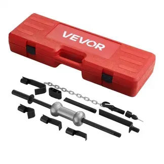 VEVOR Dellenzieher 4,5 kg 13 in1 Gleithammer Dellenentfernungsset, Karosserie Reparatur Werkzeug zum Entfernen von Autoschäden, Reparaturrahmen mit Verlängerungsstange & rutschfestem Griff VEVOR Dellenzieher 4,5 kg 13 in1 Gleithammer Dellenentfernungsset, Karosserie Reparatur Werkzeug zum Entfernen von Autoschäden, Reparaturrahmen mit Verlängerungsstange & rutschfestem Griff