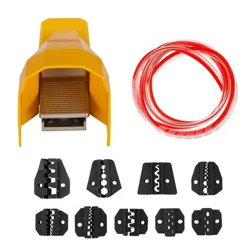 VEVOR Pneumatisches Crimpwerkzeug Am-10, Luftbetriebene Kabelschuh-Crimpmaschine zum Crimpen von bis zu 16 mm², Pneumatische Crimpzangenmaschine mit 10 Matrizensätzen – Bild 6