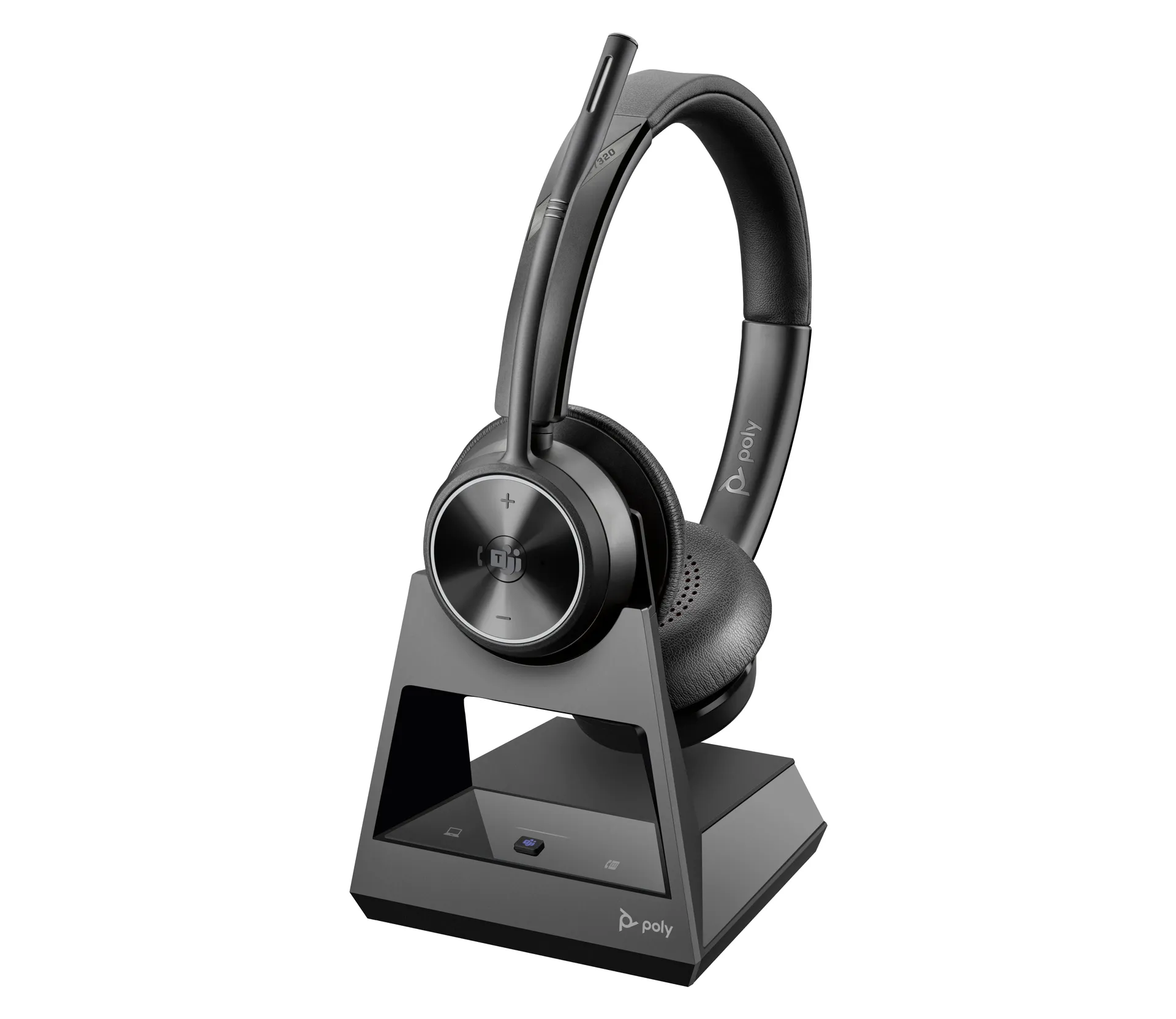 HP Poly Savi 7320-M Office DECT 1880-1900 MHz Stereo-Headset – Bild 2