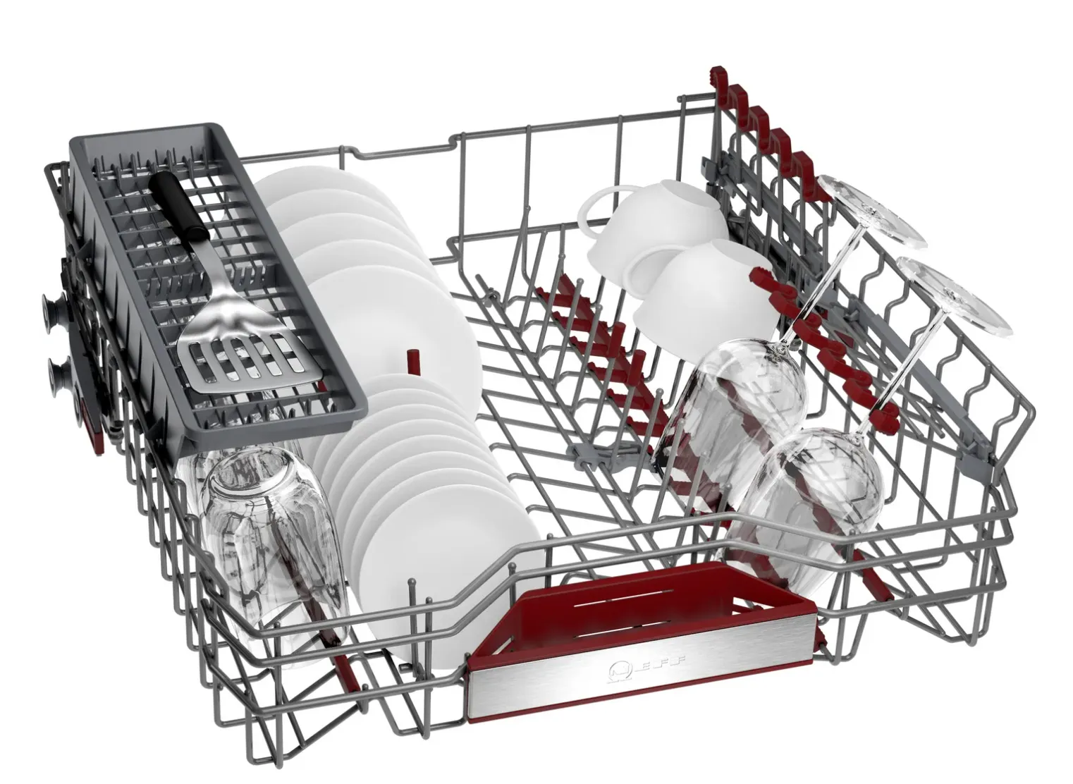 Neff S155YAX01E Spülmaschine Voll integriert 13 Maßgedecke – Bild 4