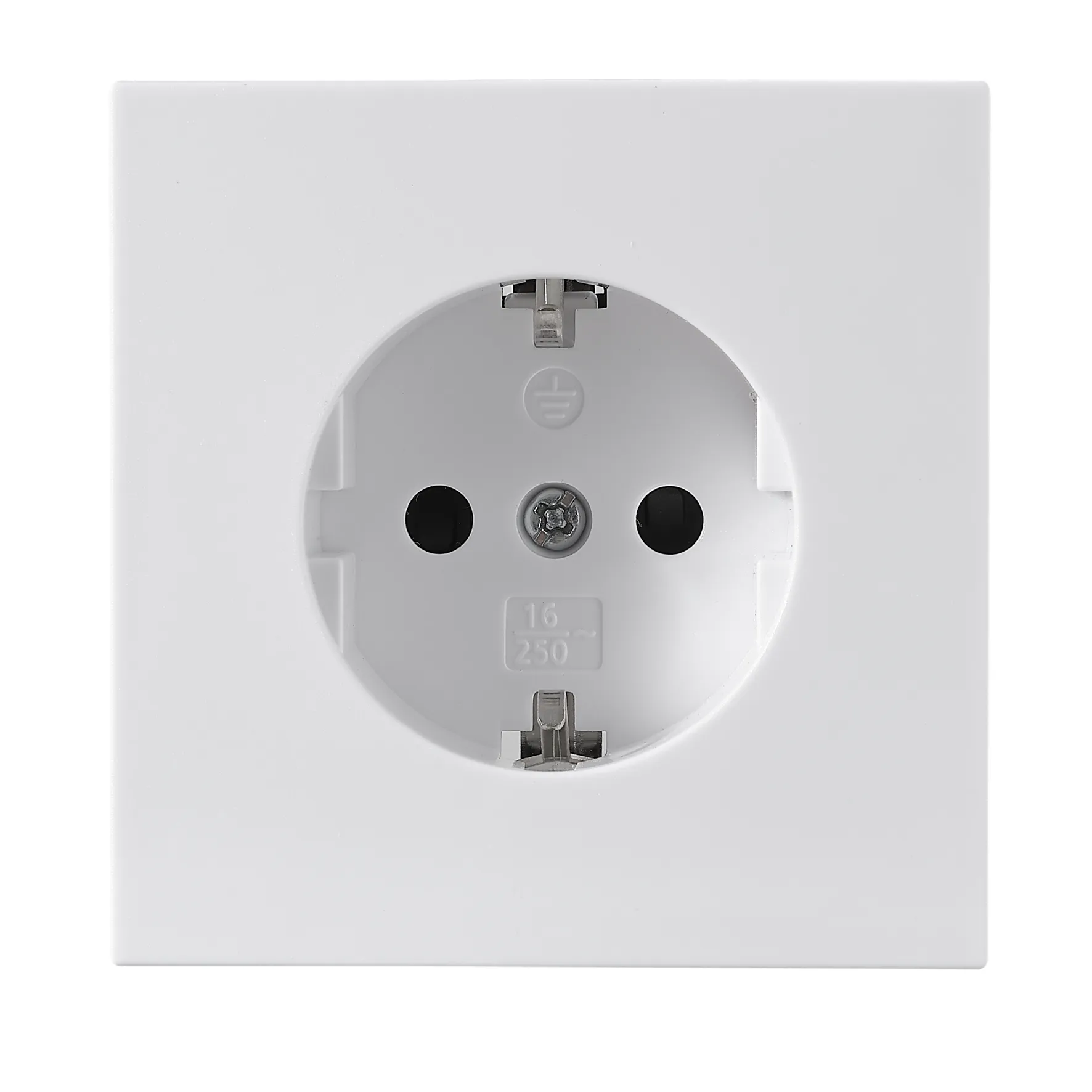 Schutzkontakt-Steckdose McPower “Shallow“ 250V~/16A, UP, Steckanschluss, weiß Schutzkontakt-Steckdose McPower “Shallow“ 250V~/16A, UP, Steckanschluss, weiß