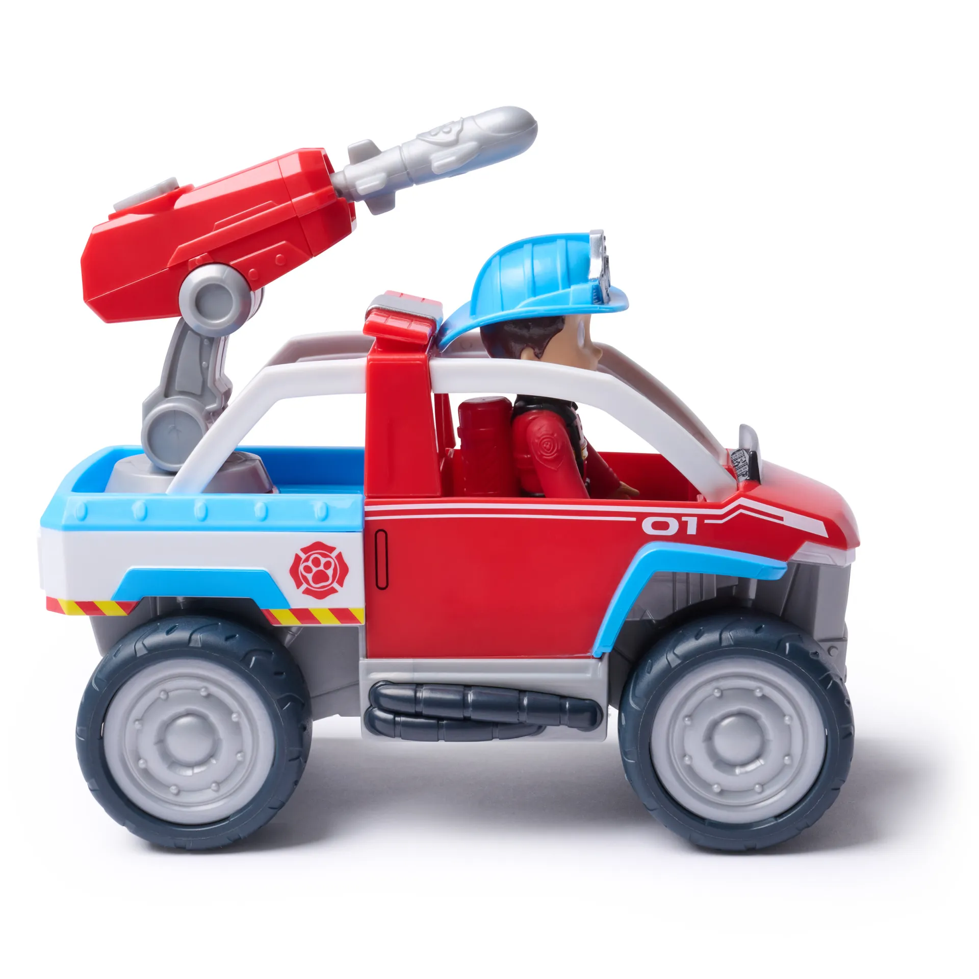 PAW Patrol Fire Rescue - Ryders Rettungsfahrzeug mit Drohnen-Abwerfer und Ryder Figur – Bild 4