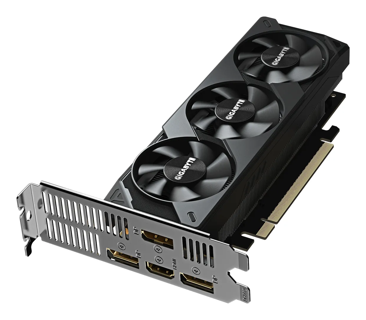 GIGABYTE GeForce RTX 5060 OC Low Profile 8G Grafikkarte - 8GB GDDR7, 128bit, PCI-E 5.0, 2512 MHz Kerntakt, 3 x DisplayPort, 1 x HDMI, GV-N5060OC-8GL – Bild 4