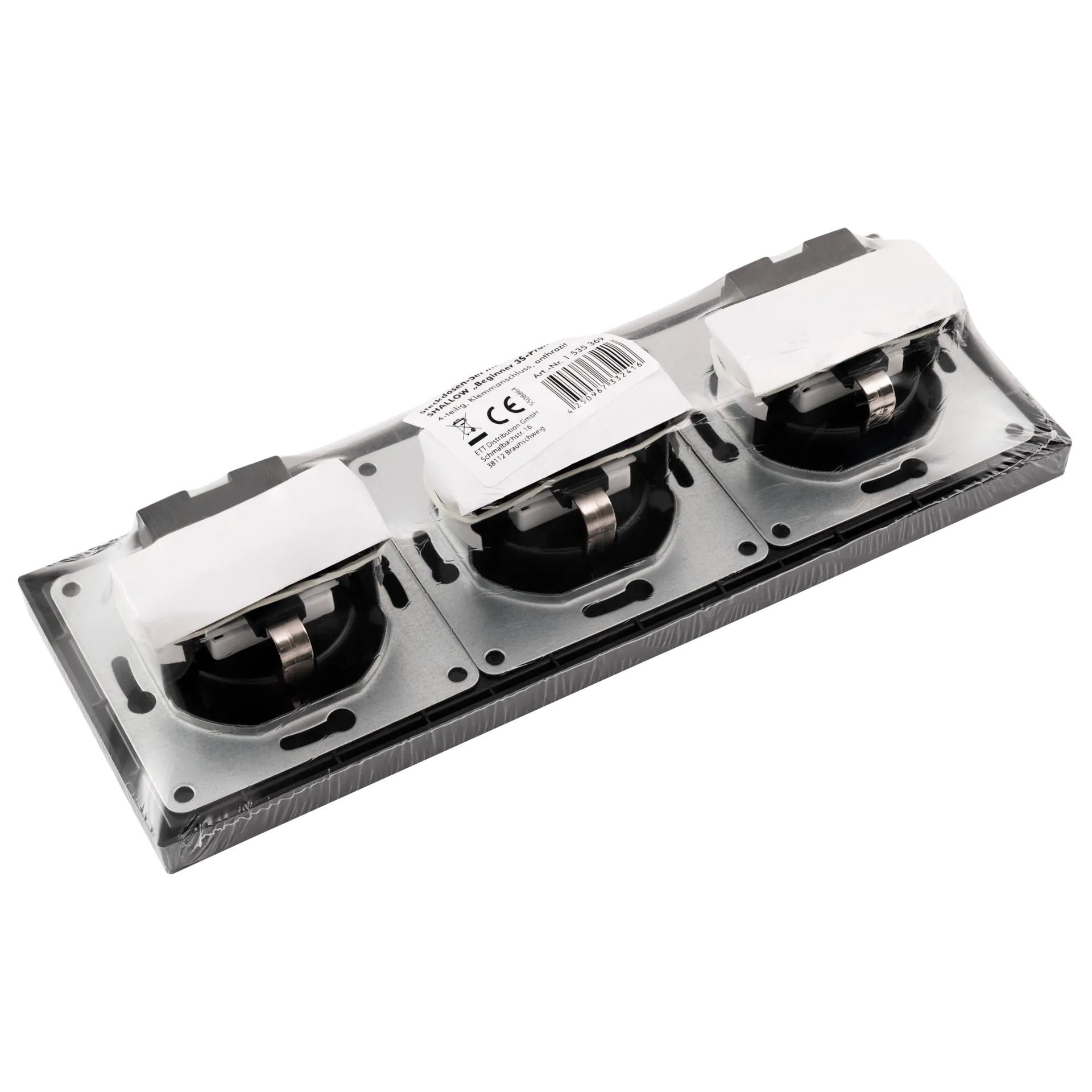 Steckdosen Set McPower Shallow ''Beginner 3S-Profi'' 4-teilig, Steckanschluss – Bild 4