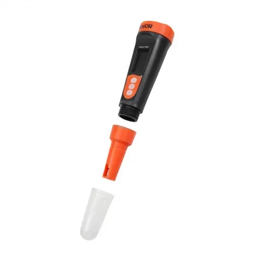 VEVOR TDS-Messgerät, Messbereich 0–9990 ppm, EC/TDS-Mehrparametermessung, Digitales Wassermessgerät mit Automatischer Zeitregelung, Übersichtliches VA-Display, für Trinkwasserqualitätsprüfung – Bild 10