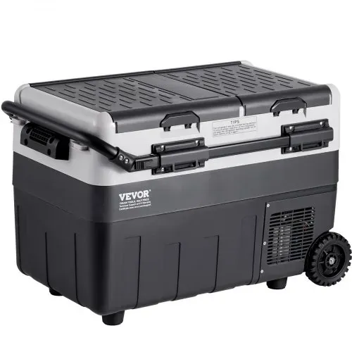 VEVOR Tragbarer Autokühlschrank, 12-Volt-Autokühlschrank, 50L tragbarer Dual-Zone-Gefrierschrank, einstellbare Temperatur, Kompressorkühler für Zuhause, Outdoor, Camping, Wohnmobil, Auto – Bild 10